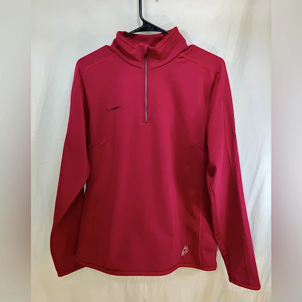 Mammut Crimson mid-layer Half-Zip long sleeve Pullover Women’s size L - Picture 1 of 14